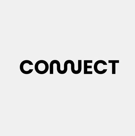 Electronics Branding, Connect Logo, Typography Logo Inspiration, Cafe Logo, Creative Graphic Design, Typography Logo, 로고 디자인, Cool Logo, Logo Design Inspiration