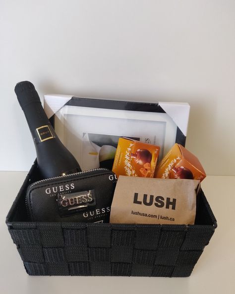 Raffle Basket, Black Gift, Gift Baskets, Gifts, Black