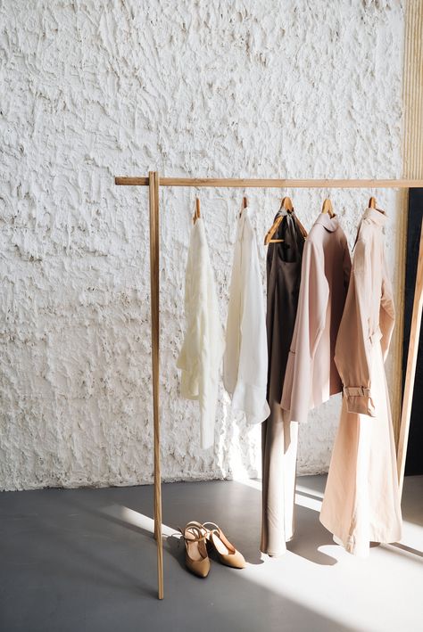 Diy clothes hanging rack