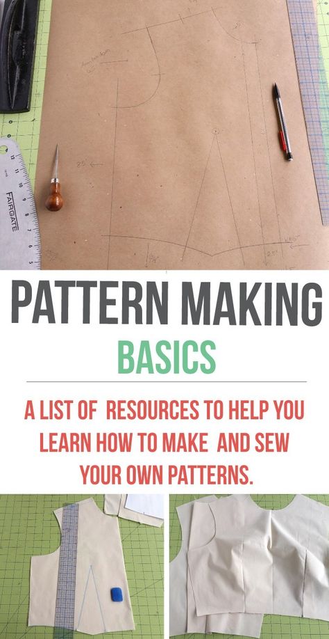 21+ Brilliant Picture of How To Make A Sewing Pattern How To Make A Sewing Pattern Pattern Making Basics  #EasySewingPatterns Syprosjekter For Nybegynnere, Projek Menjahit, Diy Sy, Sew Ins, Beginner Sewing Projects Easy, Leftover Fabric, Pattern Drafting, Sewing Projects For Beginners, Sewing Skills