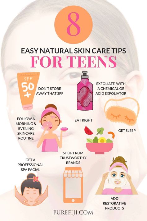 In a just a few weeks school will start to reopen. This means a new routine is required since your schedule will be busy with after school activities like sports, band, and extracurriculars. Read on to learn 8 tips for getting your post-summer skin back into a healthy, glowing state from #PureFiji | Natural Skin Care Tips for Natural Beauty #backtoschool #backtoschoolskincare #skincaretips #skincareroutine Best Makeup Routine, Teen Skincare, Skincare Inspiration, Best Skin Care Routine, Makeup For Teens, Facial Spa, Skin Care Steps, Summer Skin, Skin Care Brands