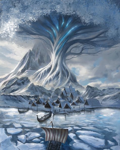 ArtStation - The North Fantasy Background, Fantasy House, Fantasy City, Fantasy Setting, Fantasy Places, Fantasy Map, Fantasy Art Landscapes, Fantasy Concept Art, 판타지 아트