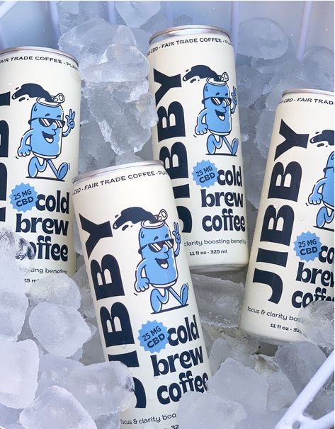 Ice Packaging Design, Coffee Can Packaging Design, Can Coffee Packaging, Coffee Can Packaging, Canned Coffee Packaging, Iced Coffee Branding, Ice Coffee Design, Iced Coffee Packaging, Ice Graphic Design