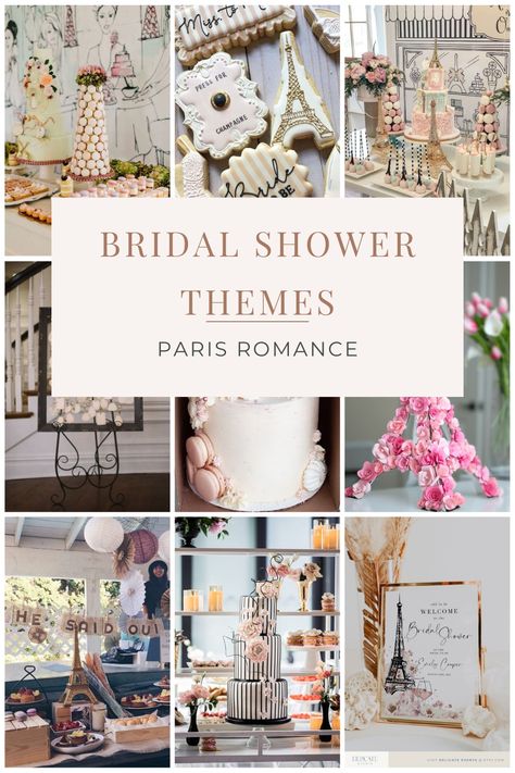 Bridal Shower French Theme, Paris Themed Bachelorette Party, Bridal Shower Paris Theme, Parisian Bridal Shower Theme, French Country Bridal Shower Ideas, French Bridal Shower Theme, Paris Bridal Shower Ideas, Paris Themed Bridal Shower Ideas, French Themed Bridal Shower Ideas