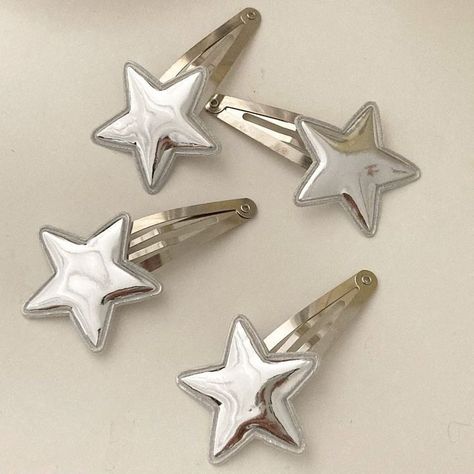 Korean Hair Clips, Korean Hair, Image Swag, Funky Jewelry, Love Stars, Star Girl, Dream Jewelry, الرسومات اللطيفة, Pretty Jewellery