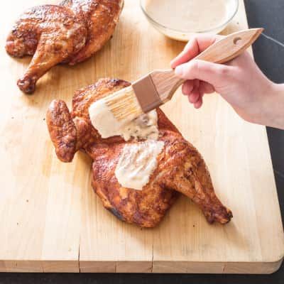 7 Great American Barbecue Sauces to Have in Your Arsenal | Cook's Country Alabama Chicken, White Barbecue Sauce, American Barbecue, Carolina Pulled Pork, Best Barbecue Sauce, Barbecued Chicken, Cooks Country Recipes, White Bbq Sauce, Donut Toppings