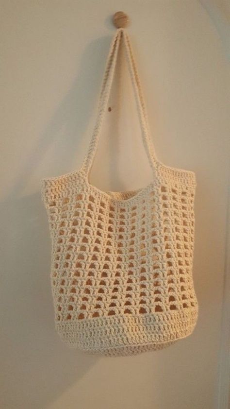 Modern Haken, Free Crochet Bag, Crochet Blanket Designs, Easy Crochet Stitches, Crochet Market Bag, Crochet Handbags Patterns, Handbag Pattern, Modern Crochet, Crochet Tote