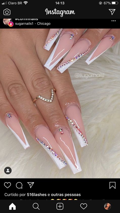 Drip Nails, Glamour Nails, Nails Design With Rhinestones, Vibrant Nails, Fall Acrylic Nails, Long Acrylic Nails Coffin, 140 Pounds, Bling Acrylic Nails, Acrylic Nails Coffin Short