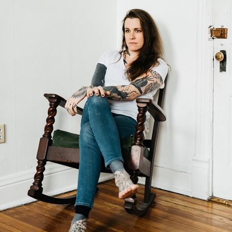 Laura Jane Grace Laura Jane, Famous Models, Black Tattoos, Inspirational Women, Beauty Inspiration, Top Trends, Dress To Impress, Celebrity Style, A Woman