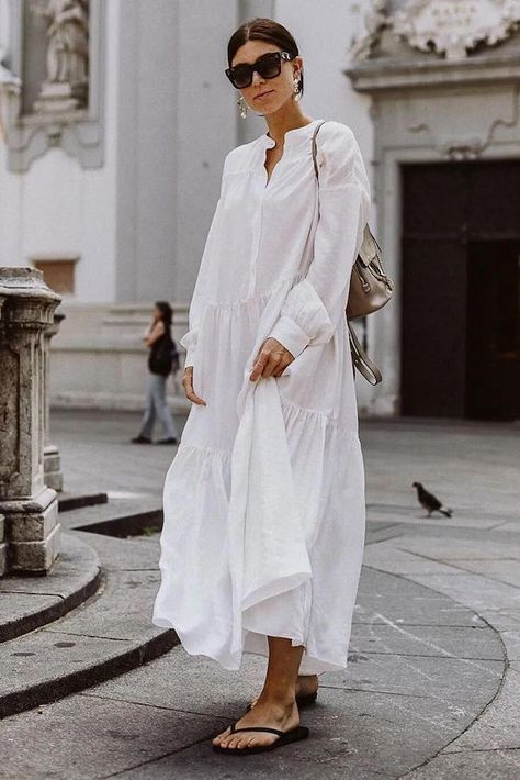 80+ trendy linen outfits for women to copy | Linen outfits | Linen outfit ideas | Linen pants outfit | linen pants outfit summer | linen pants outfit work | How to wear linen outfits | how to style linen pants | beach pants outfit | linen pants women | white linen trousers outfit | linen fashion | linen clothes | linen blazer | linen shorts outfit | beige outfit aesthetic for women | white outfit | summer outfits | summer style | summer fashion | summer fashion trends | linen shirts tops women Homewear Fashion, Fashion Themes, Linen Shirt Dress, Pleated Maxi Dress, White Dresses, Linen Clothes, All White, Women Pullover, White Linen