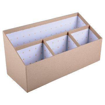 Desk Organisers, Desk Makeover Diy, Cardboard Organizer, Desk Organization Diy, Cardboard Crafts Diy, Cardboard Box Crafts, Dekor Diy, Desk Tidy, Paper Craft Diy Projects