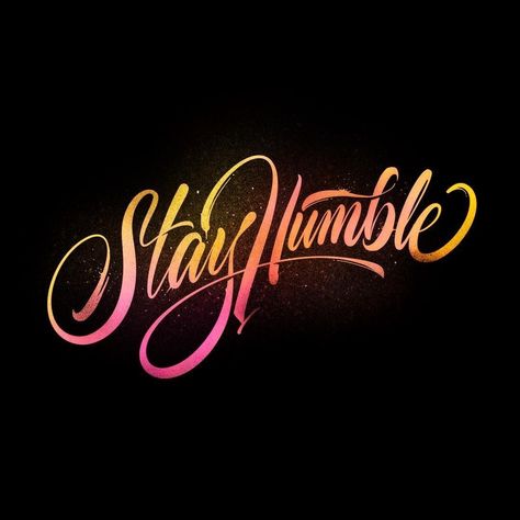 Images For Instagram, Inspiration Typographie, Best Typography, Typography Images, Tattoo Lettering Fonts, Creative Lettering, Creative Typography, Stay Humble, Types Of Lettering