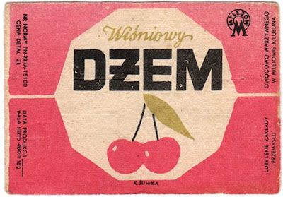 Vintage Polish Jam Labels » Blog » Delicious Industries Jam Labels, Vintage Wine Label, Jam Packaging, Jam Label, Honey Jars, Simple Illustrations, Wine Label Design, Matchbox Art, Nostalgic Art