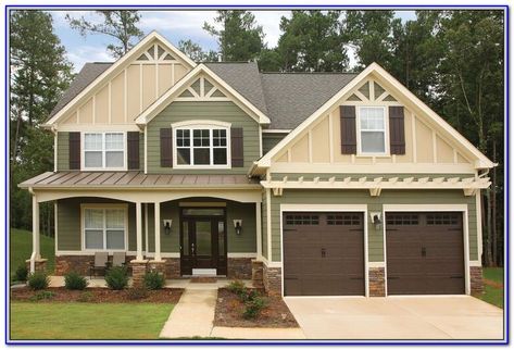 Siding Colors For Houses, Vinyl Exterior Siding, Vinyl Siding Colors, Exterior Siding Colors, Exterior House Siding, House Paint Color Combination, Brown Roof, Cement Siding, James Hardie