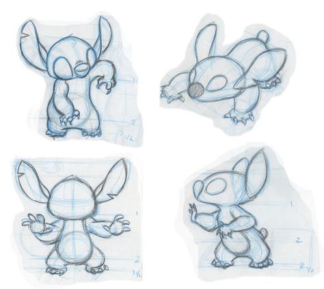 Stitch Basic Shapes- Assignment || CHARACTER DESIGN REFERENCES | Find more at https://www.facebook.com/CharacterDesignReferences if you're looking for: #line #art #character #design #model #sheet #illustration #expressions #best #concept #animation #drawing #archive #library #reference #anatomy #traditional #draw #development #artist #pose #settei #gestures #how #to #tutorial #conceptart #modelsheet #cartoon #monster @Rachel Oberst Design References Stitch And Angle Drawings, Ohana Tattoos, Disney Tutorial, Scrump Lilo And Stitch, Chris Sanders, Stitch Character, Lilo Y Stitch, Stitch Drawing, Character Model Sheet