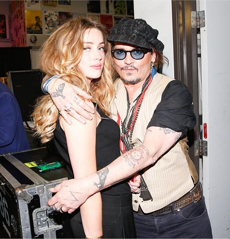 Lily Rose Tattoo, Johnny Depp Tattoos, Amber Heard Johnny Depp, Amber Heard Style, John Depp, جوني ديب, Johnny Depp And Amber, Orlando Bloom, Marilyn Manson