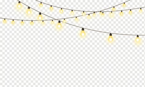 Hanging Light Drawing, Editor Png, Lighting Png, Yellow String Lights, Single Hanging Light, Png Light, Ramadan Party, Boho Wedding Backdrop, Garland Lights