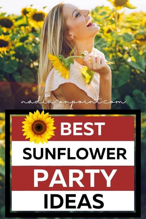 Fun Sunflower-Themed Party Ideas Sunflower Picnic Table Decor, Sunflower Picnic Theme, Sunflower Themed Birthday Party, Sunflower Party Ideas, Sunflower Party Theme, Sunflower Themed Party, Sunflower Theme Party, Sunflower Party Themes, 21st Party Themes