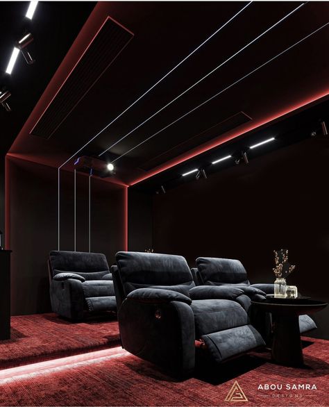 Home Theatre Ceiling Design, Home Theater Ceiling Design, Luxury Home Cinema Room, Cinema Room Design, Projection Room, Home Theatre Design, Home Cinema Design, Home Cinema Seating, Home Theater Room Design