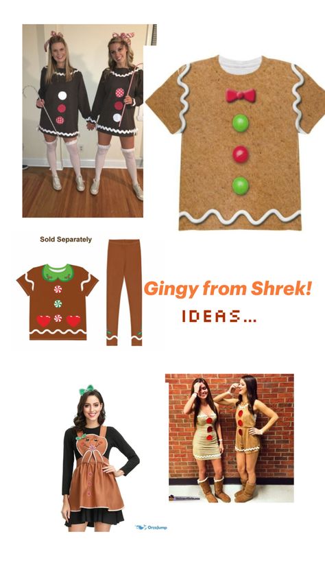 Halloween costume ideas. Shrek costumes. Gingy From Shrek, Shrek Costume Ideas, Shrek Costumes, Shrek Costume, Halloween Costume Ideas, Shrek, Costume Ideas, Halloween Costume, Halloween Costumes