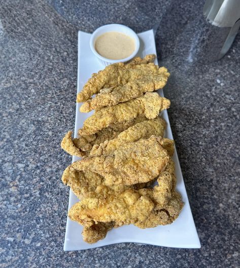 Lemon Pepper Catfish Strips Lemon Pepper Catfish, Homemade Biscuits Recipe, Biscuits Recipe, Homemade Biscuits, Fish And Meat, Family Cookbook, Lemon Pepper, Biscuit Recipe, Catfish