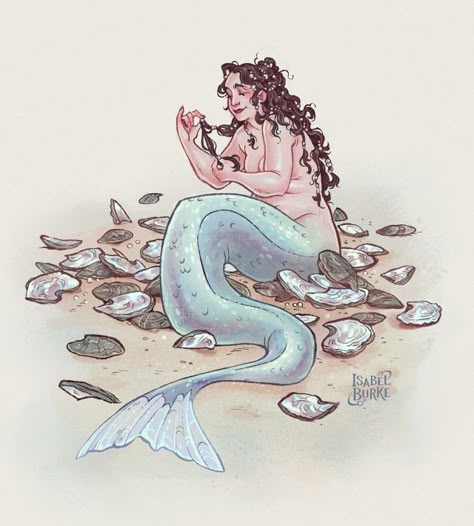 the.flightless.artist Plus Size Mermaid Art, Arctic Mermaid, Mermaid Fanart, Chubby Mermaid, Mermaid Stories, Mermaid Illustration, Mermaid Drawings, Mermaid Pictures, Mermaid Aesthetic