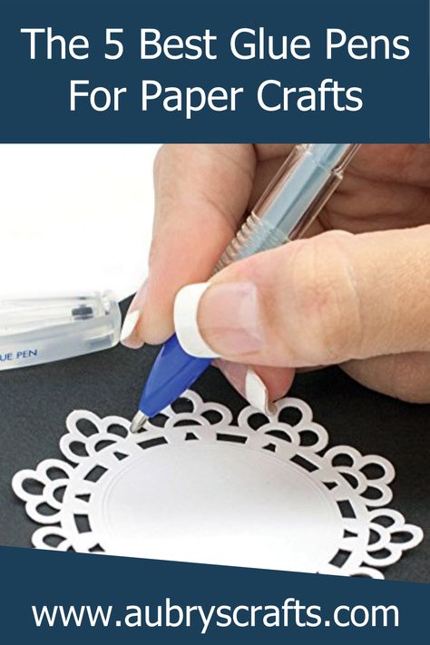 A glue pen lets you apply liquid glue with precision. So you can expand your creative range with new elements like embossing and flocking.  Please, take a look at my top selections for glue pens. #aubryscrafts #papercraft Quilling Glue Tips, Best Glue For Paper Crafting, School Supplies Glue, Gilter Gel Pens Top Rated For Coloring Books, Diy Glue, Card Making Tools, Pen Craft, Best Glue, Glue Pen