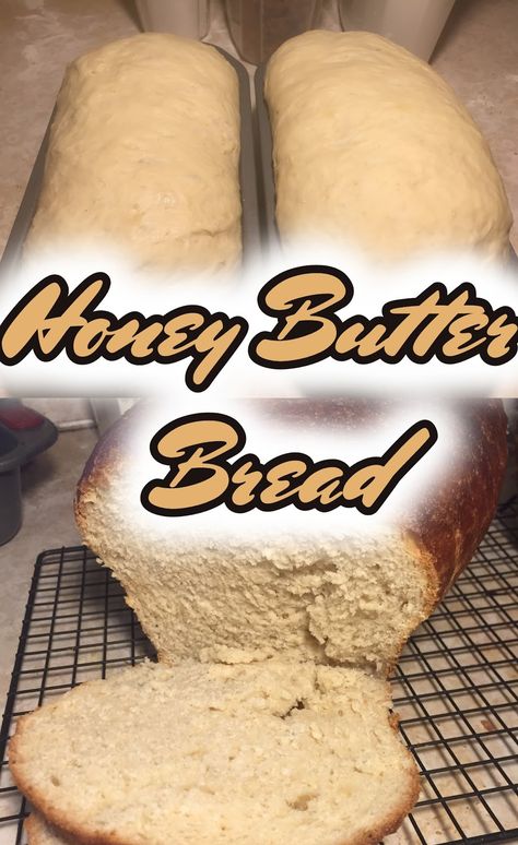 Honey Butter Bread Recipe, Honey Butter Bread, Honey Bread Recipe, Bread Machine Recipes Sweet, Butter Bread Recipe, Soft Bread Recipe, Honey Wheat Bread, Homemade Buns, Honey Bread