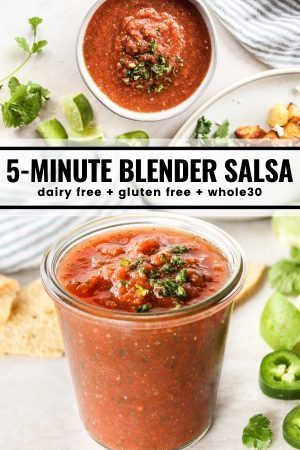 Salsa Blender Recipe, Easy Blender Salsa, Mild Salsa Recipe, Ninja Blender Recipes, Restaurant Salsa, Quick Salsa, Blender Salsa, Easy Salsa Recipe, Homemade Salsa Recipe