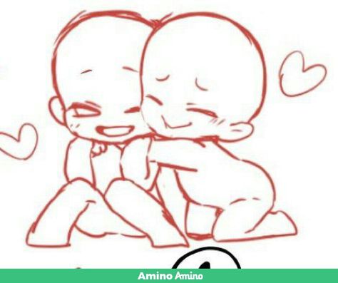 Chibi Base Couple, Cute Chibi Couple, Chibi Sketch, Drawing Ideas List, Body Drawing Tutorial, How To Make Drawing, Chibi Drawings, Concept Art Drawing, Figure Drawing Reference