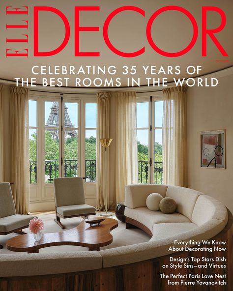 Happy Birthday, ELLE DECOR! This month, we turn 35 years young. And because it’s our anniversary, our October issue has plenty of treats in store. For one, there’s our cover story, a crème de la crème Paris apartment by @elledecor A-List Titan Pierre Yovanovitch (@pierre.yovanovitch), working at the height of his powers. And did we mention its picture-perfect view of the Eiffel Tower? Fitting for a magazine with French heritage. Also in the issue: homes that represent the best of their kind, ... Elle Decor Magazine, French Heritage, Pierre Yovanovitch, Perfect View, Cover Story, Paris Love, Paris Apartments, Magazine Subscription, English Cottage