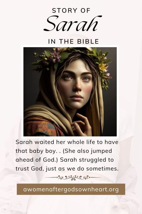 Story of Sarah in the Bible - A Women After God's Own Heart Sarah In The Bible, Abraham And Sarah, Seek God, Family Worship, Bible Women, Bible Study Verses, Bible Reading Plan, Bible Reading, Seeking God