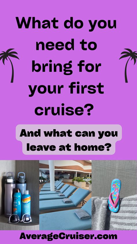 Check out this list of must-pack items for new cruisers! Plus a few things you don't need to bring on a cruise. Items To Take On A Cruise, Must Haves For A Cruise, Must Have Cruise Items, Things You Need For A Cruise, Royal Caribbean Cruise Packing List, Royal Carribean Cruise Packing List, Things To Pack For A Cruise, Things To Bring On A Cruise, What To Take On A Cruise