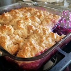 Very Best Blueberry Cobbler! - Allrecipes.com Best Blueberry Cobbler, Easy Blueberry Cobbler, Rhubarb Cobbler, Blueberry Cobbler Recipes, Blueberry Buckle, Strawberry Cobbler, Fruit Cobbler, Blueberry Cobbler, Easy Blueberry