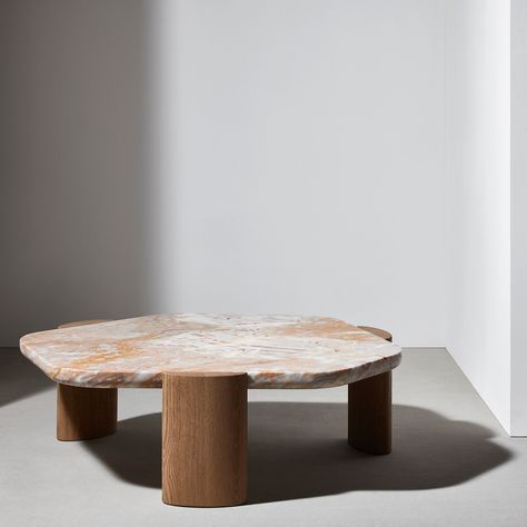 LOB low table, coffee table, Christophe Delcourt, Collection Particulière Delcourt Collection, Low Dining Table, Christophe Delcourt, Marble Products, Furniture Business, Mulberry Street, Travertine Coffee Table, Black And Gold Marble, Low Table