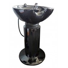 SPECIAL DEAL-XT206 Shampoo Pedestal Sink For Home Hair Salons With Tilting Porcelain Shampoo Bowl Stand Behind Shampoo Bowl Salon Ideas, Shampoo Bowl Ideas Salon, 2 Sink Bathroom Vanity, Home Salons, Hair Washing Sink, Salon Sink, Shampoo Bowls Salon, Hair Trap, Home Hair Salons