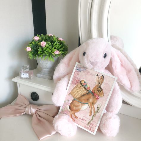 Jellycaf bunny pink coquette easter bunny Easter Pink Aesthetic, Pink Easter Aesthetic, Coquette Easter, Easter Vibes, Bunny Pink, Coquette Fairy, Pink Coquette, Pink Easter, Spring Aesthetic