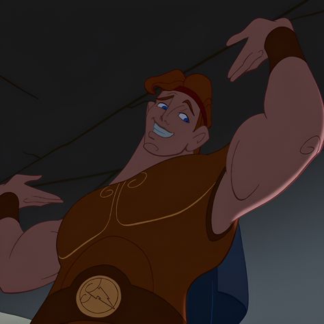 From animated Disney film, “Hercules” (1997). Hercules Screencaps, Hurceles Disney, Hot Movie Characters, Hear Me Outs, Hercules Characters, Disney Dudes, Hercules 1997, Hercules Disney, Old Disney Movies