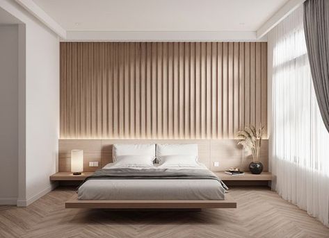 Japandi Home, Modern Bedroom Interior, Minimalist Bedroom Design, Japandi Interior, Bedroom Bed Design, Bedroom Furniture Design, Modern Bedroom Design, Room Design Bedroom, Bedroom Designs