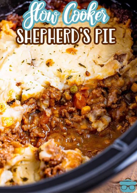 Slow Cooker Shepards Pie, Shepherds Pie Recipe Crockpot, Sheppards Pie Recipe, Shepards Pie Recipe, Shepard S Pie, 2024 Meals, Slower Cooker, Cottage Pie Recipe, Recipe Crockpot