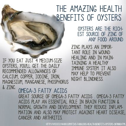 #Health #benefits of #oysters Maca Tea, Eating Oysters, Oyster Roast, Eating Healthier, Food Info, Quick Healthy Meals, Healing Food, Sea Food, Healing Herbs