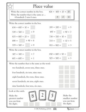 2nd grade math worksheets slide show - Worksheets and Activities - Place value of 3-digit numbers | GreatSchools Understanding Place Value, Teacher Comments, Activity List, Place Value Worksheets, Numbers Worksheets, Primary English, Maths Ideas, Math Place Value, 2nd Grade Math Worksheets