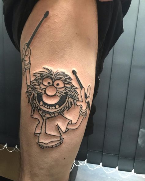 First session :) #tatoo #tattoos #tattooartist #tattooinspiration #inked #ink #inktattoo #tattoobremen #muppets... Animal Muppet Tattoo, Animal Muppets Tattoo, Wallace And Gromit Tattoo, Muppet Tattoo, Muppets Tattoo, Animal Muppets, Matching Tattoos, Body Tattoos, Tatting