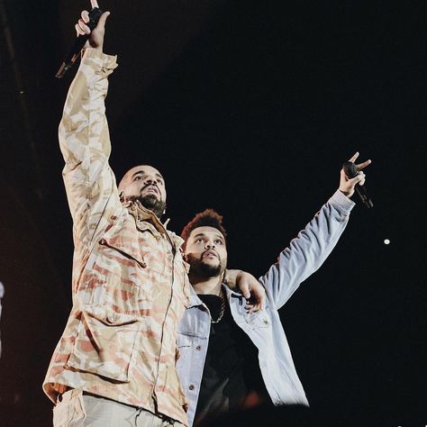 (@brysontiller) on Instagram: “two legends!!” Drake And The Weeknd, Drake The Weeknd, Ovo Xo, Old Drake, Lord Pretty Flacko, Drake Ovo, Aubrey Graham, Champagne Papi, Complex Magazine