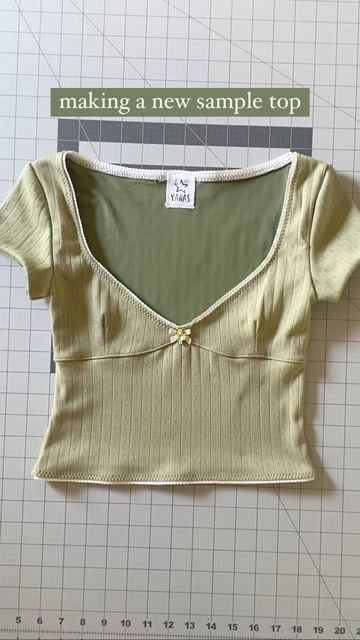 YANAS on Instagram: "this top didn’t turn out at all like i planned, so it might take a few samples before i get the pattern as intended. still turned out cute nonetheless!!🌼🧚 #sewing #handmade #coquette #fashion #outfitinspiration #cottagecore" Aesthetic Top Sewing Pattern, Coquette Top Sewing Pattern, Free Coquette Sewing Patterns, Handmade Top Sewing, Y2k Sewing Ideas, Cute Tops To Sew, Coquette Sewing Patterns, Sewing Projects Aesthetic, Sewing Coquette