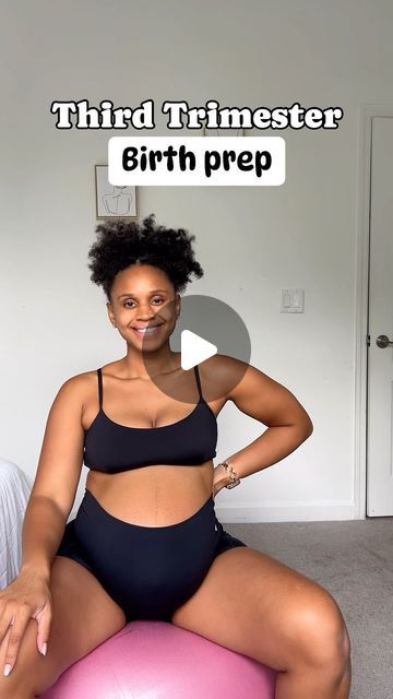 Genesis Davidson | Lifestyle | on Instagram: "Ball exercises you can do to prepare for birth in your third trimester🤰🏽🫶🏽 Do each workout for one minute!   Tag Mama to help her prep 👶🏽  #pregnant #pregnancy #birthprep #thirdtrimester #birthball #pregnancyexercise #momtobe" Exercises For 3rd Trimester, Pregnancy Excercises 3rd Trimester, Zoe Elyse, Pregnancy Workout 3rd Trimester, Birth Ball Exercises, Exercises For Third Trimester, Medicine Ball Workout Pregnant, Pregnant Exercise, Pregnancy Ball Exercises Third Trimester