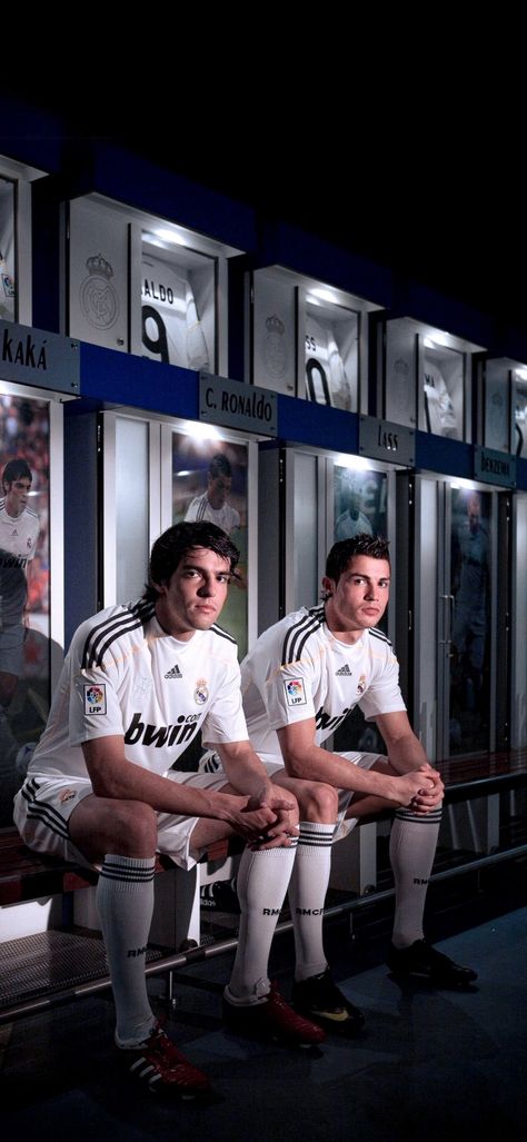 Cristiano Ronaldo & Kaka Leite Real Madrid Wallpaper Wallpaper Madrid, Kaka Wallpapers, Kaka Leite, Kaka Real Madrid, Real Madrid Wallpaper, Ronaldo Madrid, Football Ads, Cristiano Ronaldo And Messi, Cristiano Ronaldo Real Madrid