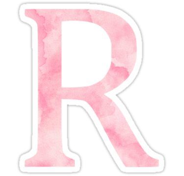 The Letter R Design, R Aesthetic Letter, Rakhi Stickers, R Lettering, R Aesthetic, Sticker Letters, Aesthetic Letter, R Letter, The Letter R