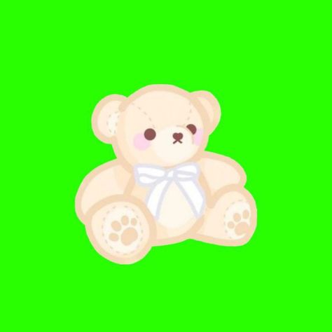 Asistive Bear Cr Me Green Screen Cute Stickers, Dancing Dog Gif, Greenscreen Ideas, Free Green Screen, Cute Eyes Drawing, Episode Backgrounds, Helps Fps, Overlays Cute, Cute Bear Drawings