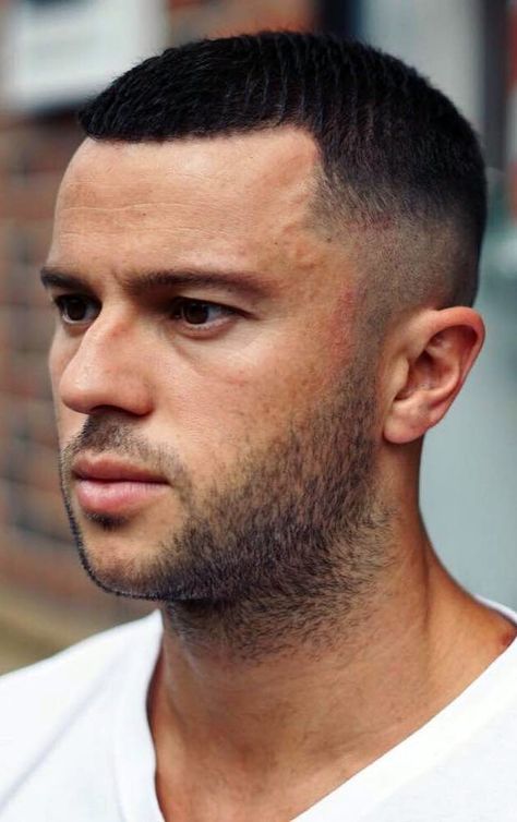 7 Masculine Butch Cut Haircuts for a Modern Man | Haircut Inspiration Indian Army Haircut, Military Buzz Cut, Marine Haircut, Army Haircut, Military Haircuts Men, Military Haircuts, Crew Cut Hair, High And Tight Haircut, Round Face Men